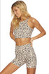 RIBBED ANNA TANK - TAUPE SPOT